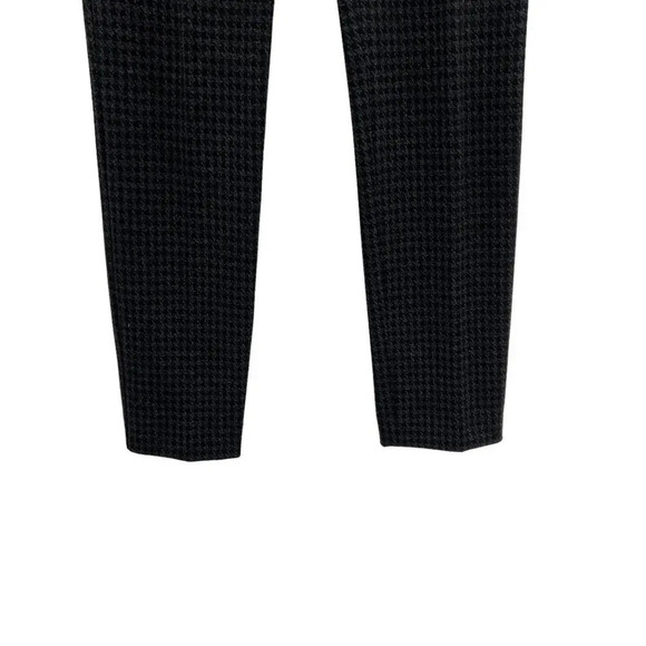 Theory Tailored Trouser in Houndstooth Twill Gray Black Size 0 - Picture 7 of 13
